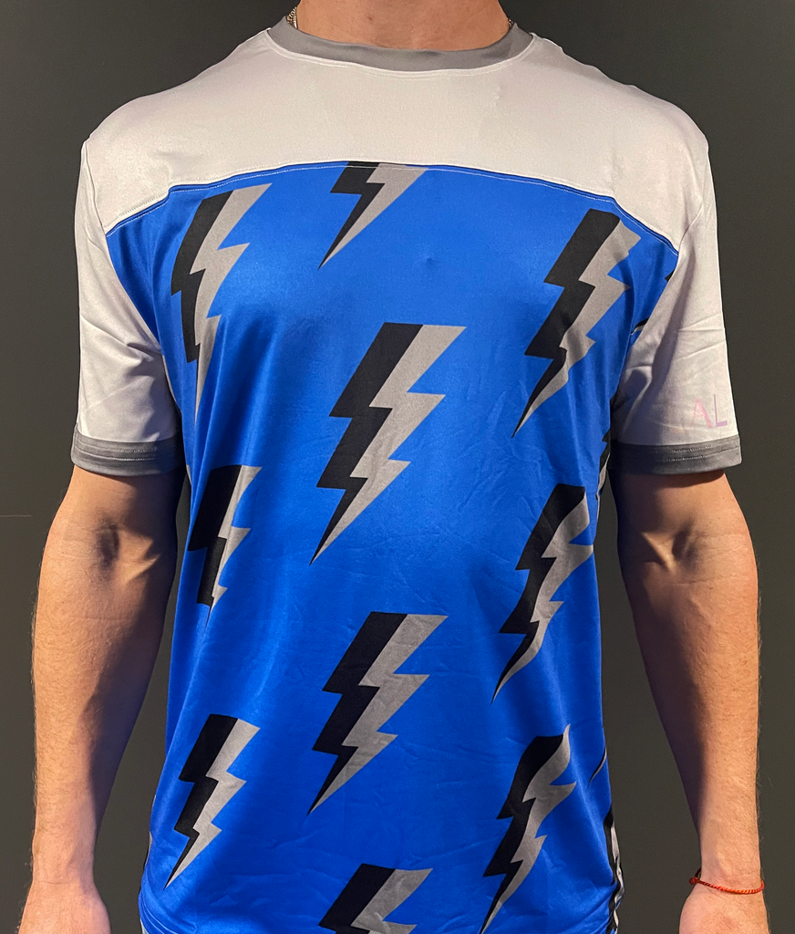 Blue thunder top t shirt